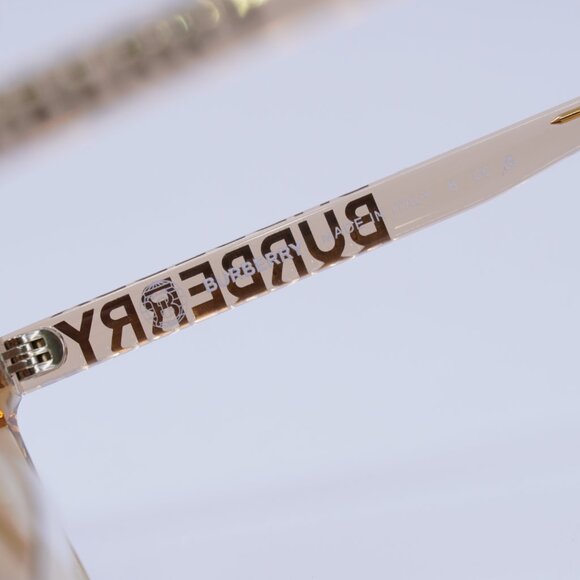 🕶️ New Burberry BE2364F 3779 Eyeglasses - Transparent Brown Frame - Picture 8 of 10